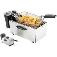 Sokany 3.5 Liters Electric Deep Fryer That Fries Food Fast-Silver