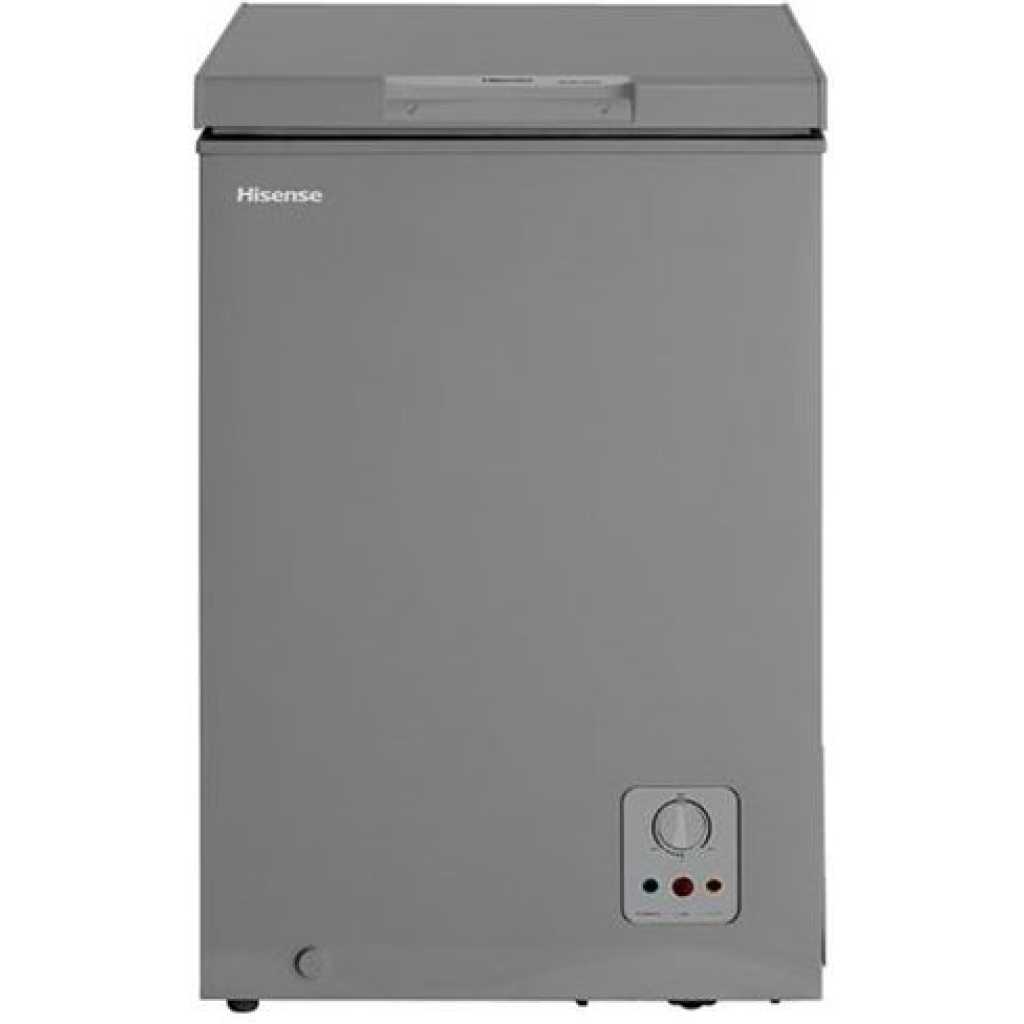 Hisense 130 - Litres Chest Freezer, Single Door - Gray