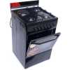 Blueflame C5031E-B- 3 Gas + 1 Electric Plate Gas Cooker & Oven 50*50Cm - Black