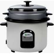 SPJ 1.8 Liters Rice Cooker With Steamer - White