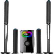 Global Star Bluetooth Speaker Home Speakers GS-2026 4.1 Multispeaker System, Home Theatre - Black