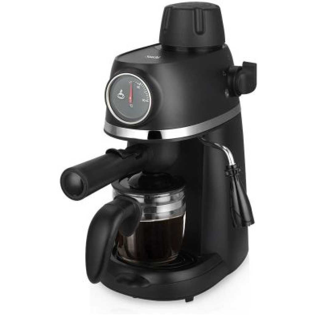 Saachi Coffee Maker NL-COF-7047-BK with 3.5 Bar Pressure - Black