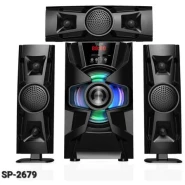 Saachi 3.1CH 10000watts AC/DC/FM/BT/USB Sub Woofer System, Multi-Speaker Home Theatre System - Black