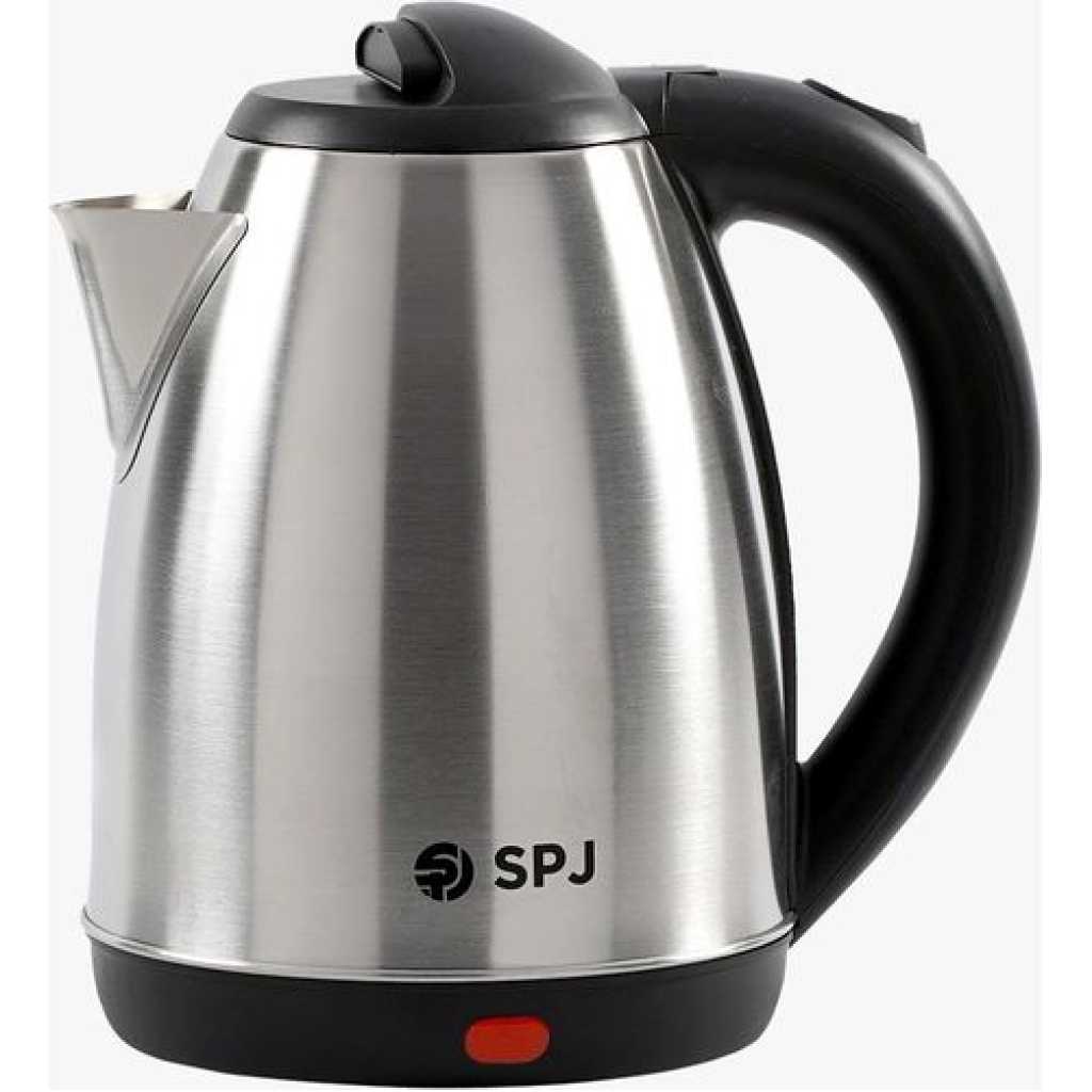 SPJ 1.8L Electric Kettle EKU-SS1801 - Silver & Black