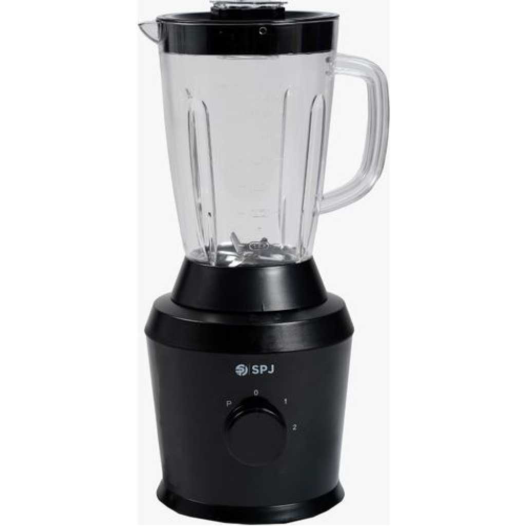 SPJ 1.5L Blender With Mixer Grinder, High-Speed Mixer, 500W Powerful Blender - Black