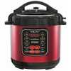 Sokany Touch Operated Digital Pressure Cooker For Fast Cooking With Scheduling Function-Red/Black