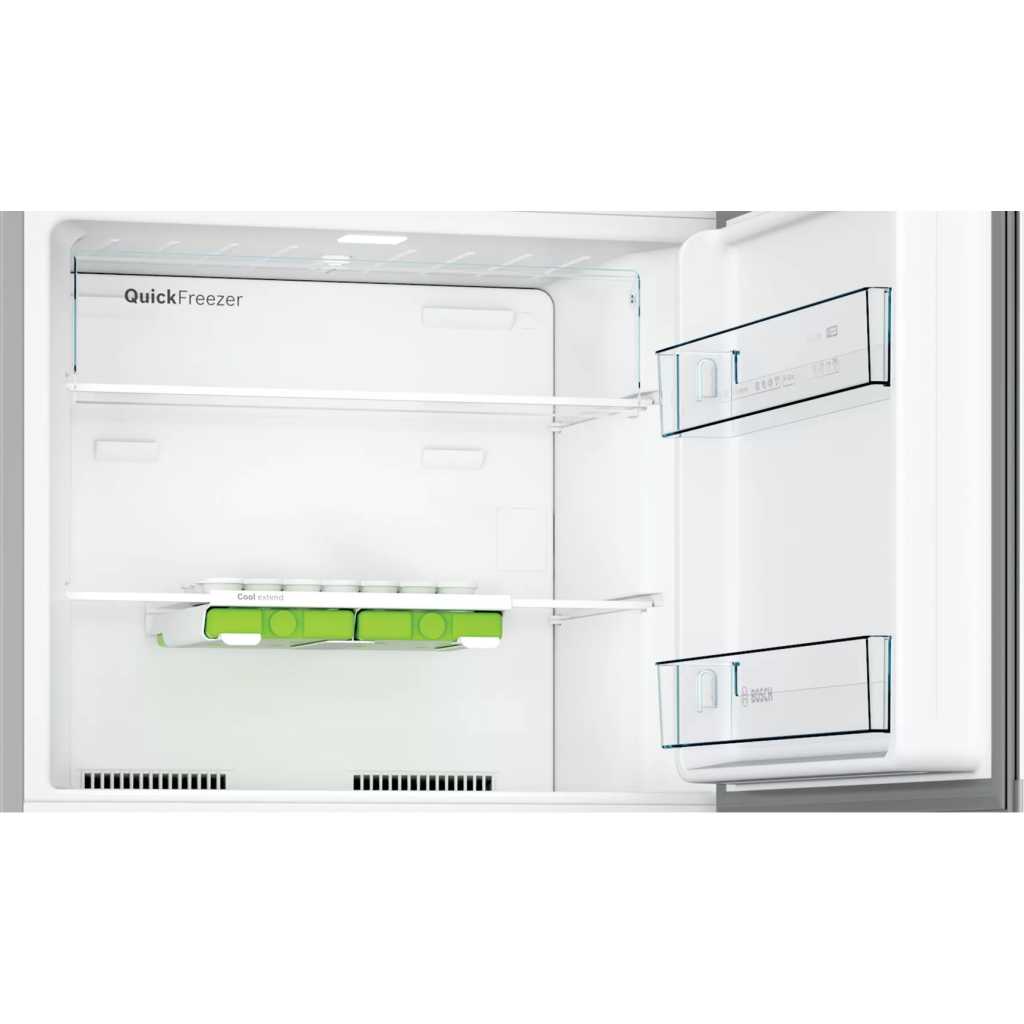 Bosch 430 Litre Freestanding No Frost 2-Door Top Freezer Refrigerator, KDN43N12N5