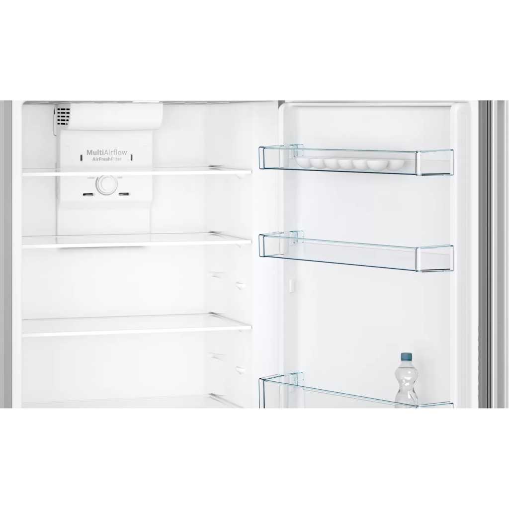 Bosch 430 Litre Freestanding No Frost 2-Door Top Freezer Refrigerator, KDN43N12N5