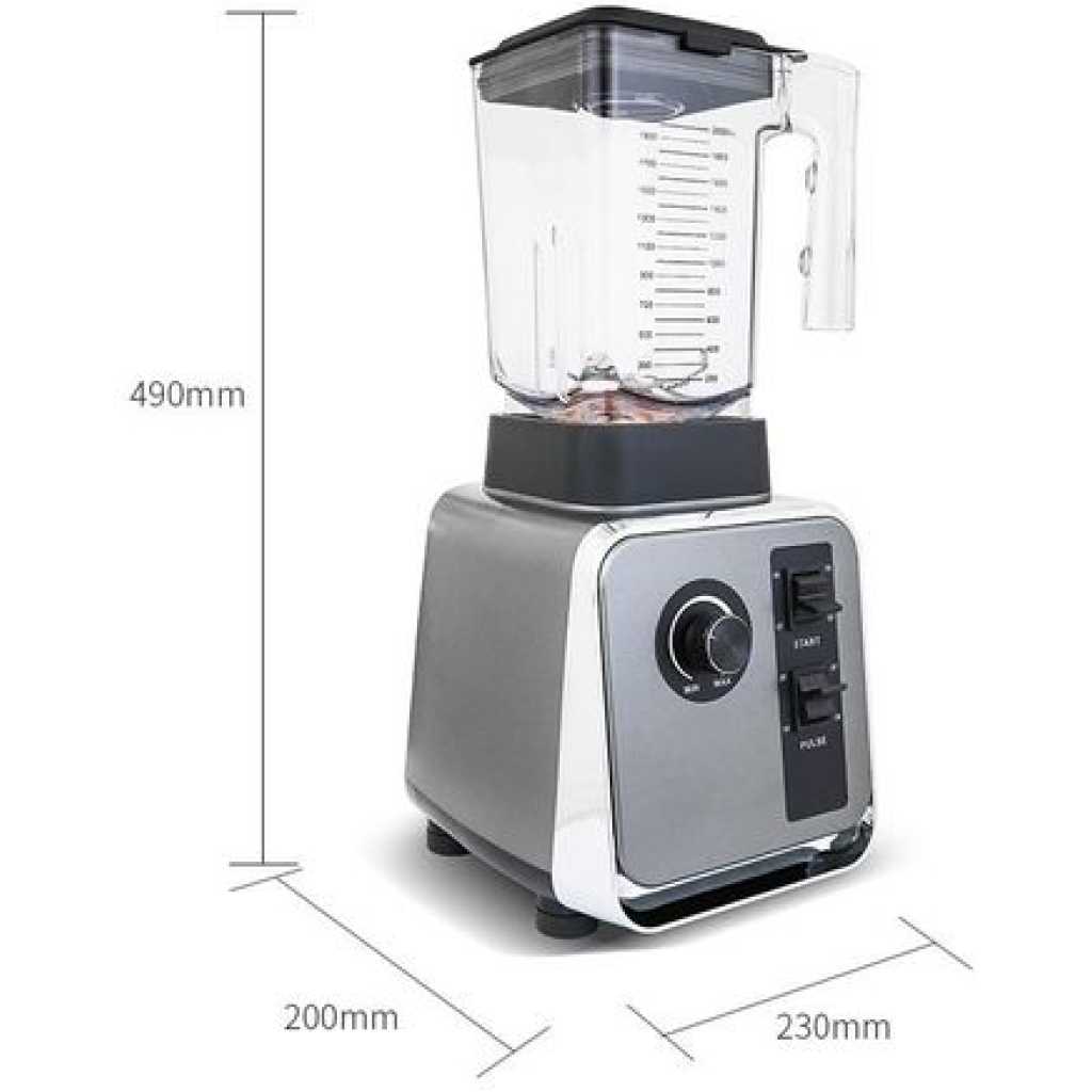 Hoffmans Powerful Full Nutrition Commercial Blender Developed With German Technology-Multicolour