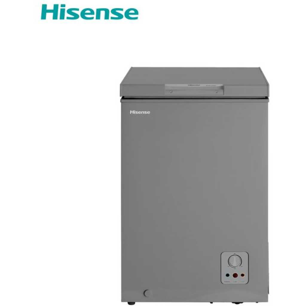 Hisense 130 - Litres Chest Freezer, Single Door - Gray