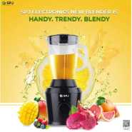 SPJ 1.5L Blender With Mixer Grinder, High-Speed Mixer, 500W Powerful Blender - Black