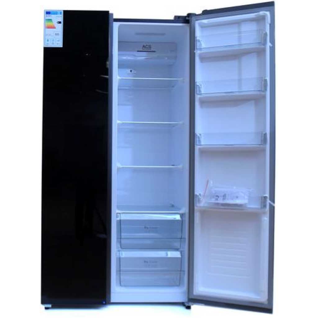 SPJ 719 Litres Side By Side Elegant French Door Refrigerator- Black