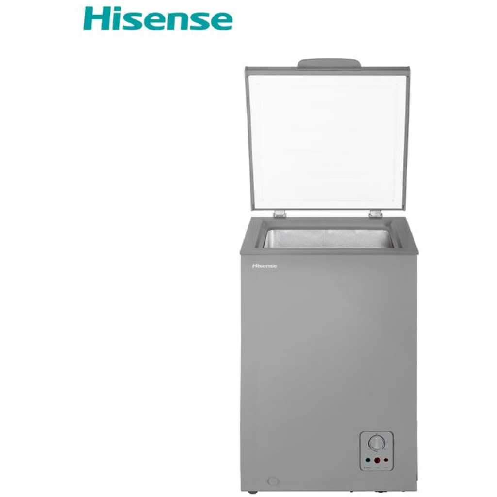Hisense 130 - Litres Chest Freezer, Single Door - Gray