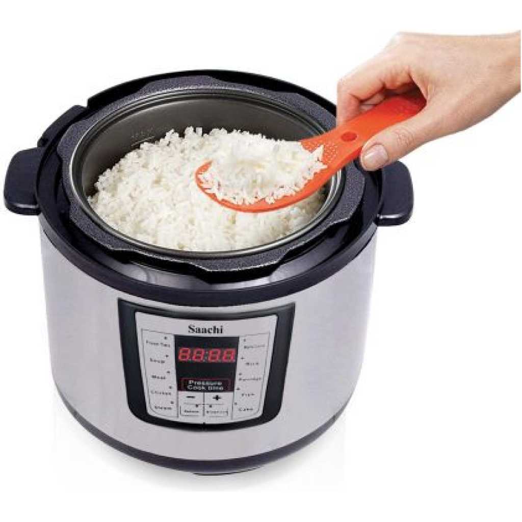 Saachi 12L Electric Pressure Cooker NL-PC-5312-BK