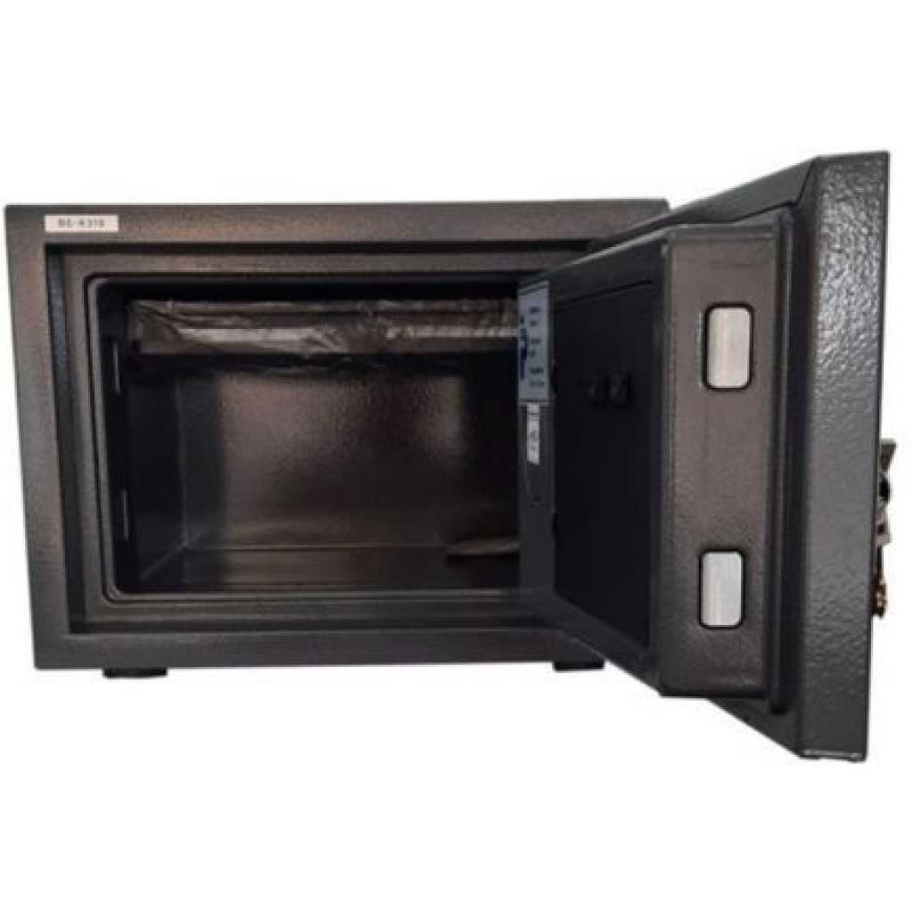 Universal Home Fireproof Safe For Money & Valuables Double Key Bs-K310 - Dark grey