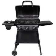 Boma 3 Burner BBQ Propane Gas Grill Stainless Steel Patio Garden Barbecue Grill with Stove and Side Table