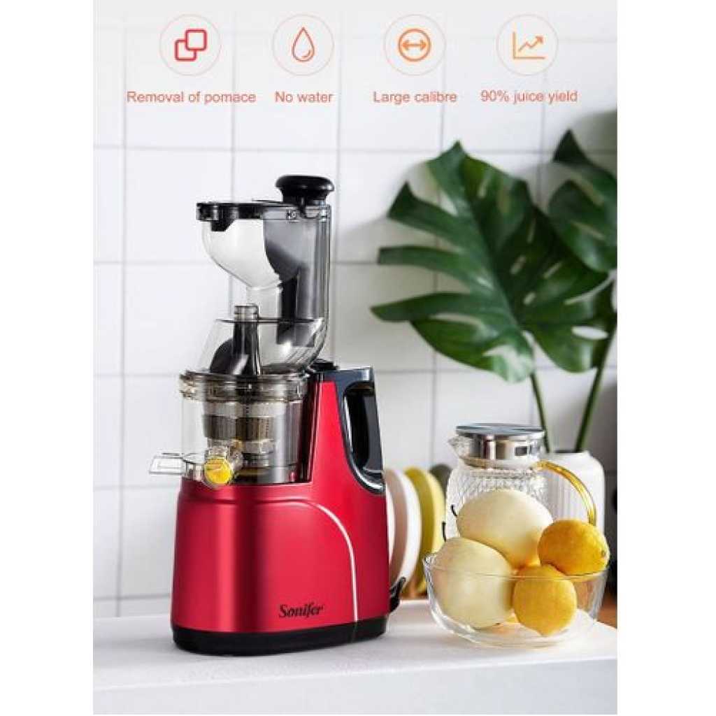 Sonifer Electric Slow Juicer With Nutri Smart Juicing Function-Multicolour