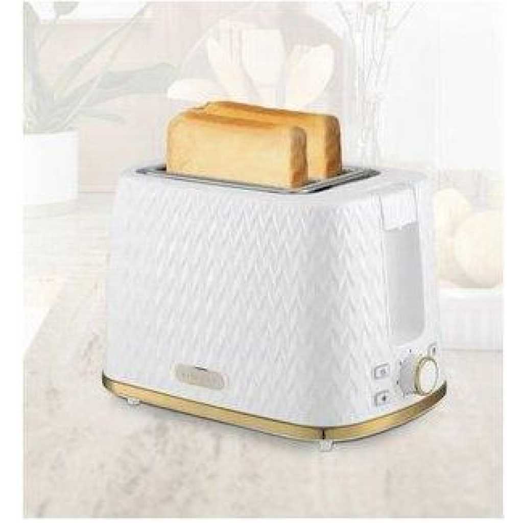 Sokany Elegant Design 2 Slices Bread Toaster -White