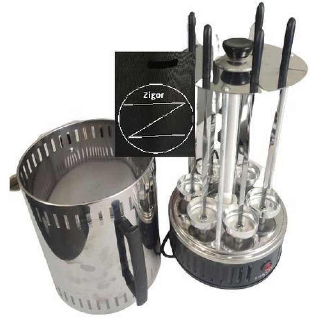 Sokany Fast Grilling Electric Skewers For Making Barbeque-Silver