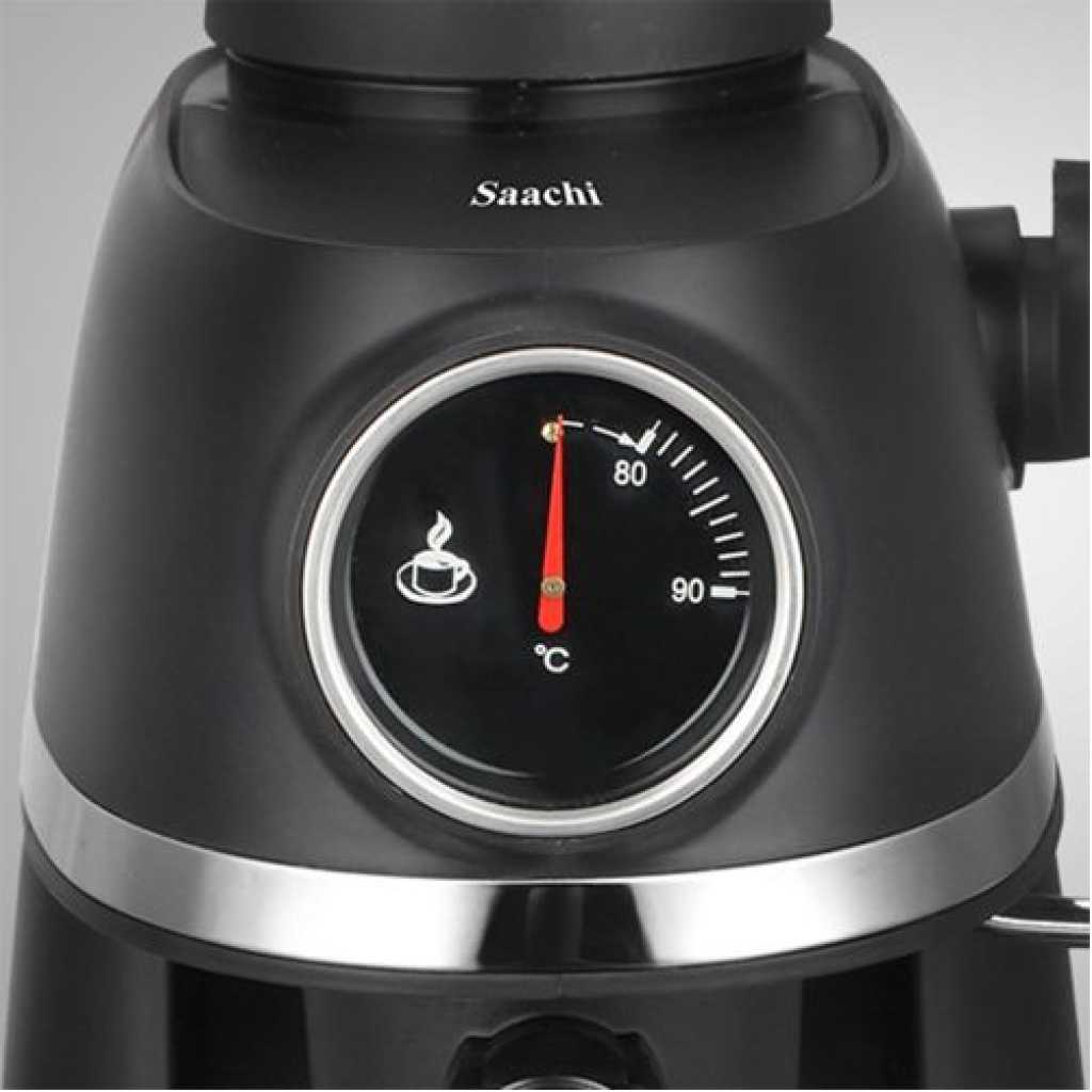 Saachi Coffee Maker NL-COF-7047-BK with 3.5 Bar Pressure - Black