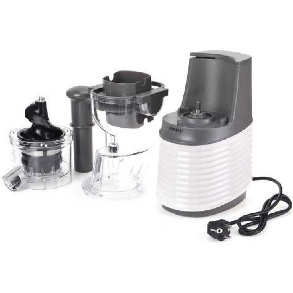 Sokany Slow Juicer For Preserving Nutrients In Fruits After Making Juice-Multicolour