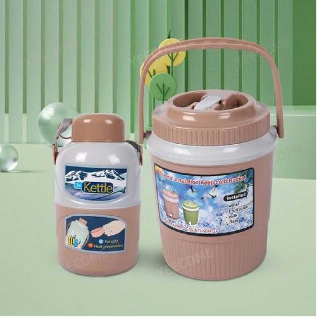 2L 2.8L 4.5L 6L Plastic thermal insulation Ice bucket Camping Outdoor Water Ice cooler box car refrigerator Picnic Ice Beverage Dispenser