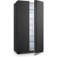 Hisense 560L Fridge, RC-56WS4S2 Side By Side Door Frost Free Refrigerator - Black (3YRs WRTY)