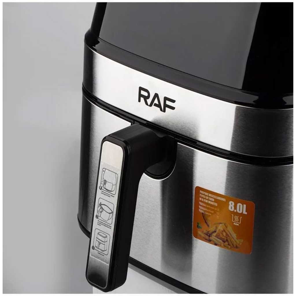 RAF 1800W 8L Manual Control Deep Cooking Oil Free 110V Air Fryer Smart Deep Fryer 220V Smart Air Fryers, R5319