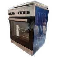 Titan Free Standing Full Gas Cooker, 60x60cm, 4 Gas Burners, Gas Oven & Grill - TN-FC6400XA - Silver