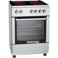 DURATEK Ceramic Cooker 60x60cm VitroCeramic 4-Elecric Plates DTC6004CERSTK, Electric Oven, Thermostat, Rotisserie, Oven Turbo Fan