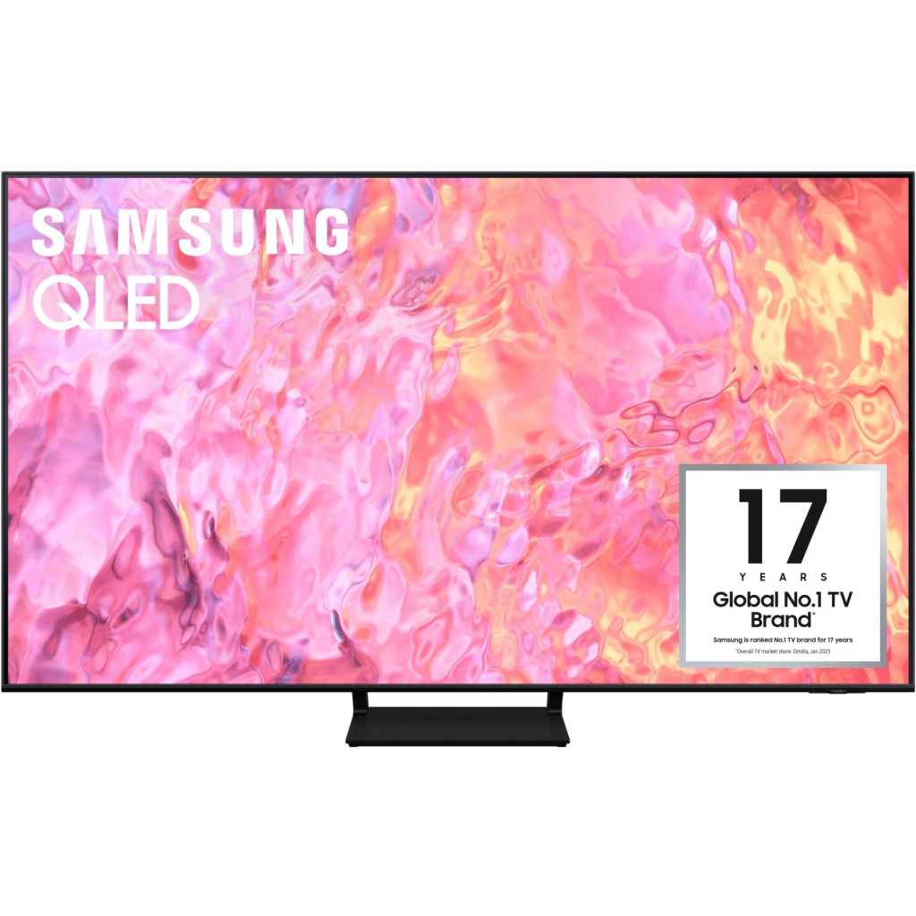 Samsung QLED 75-inch Class Q60C Series – 4K UHD Dual LED Quantum HDR Smart TV; Tizen, Built-in Wi-Fi, HDR, Bluetooth, Chromecast, Dolby Atmos, Free-to-Air Decoder