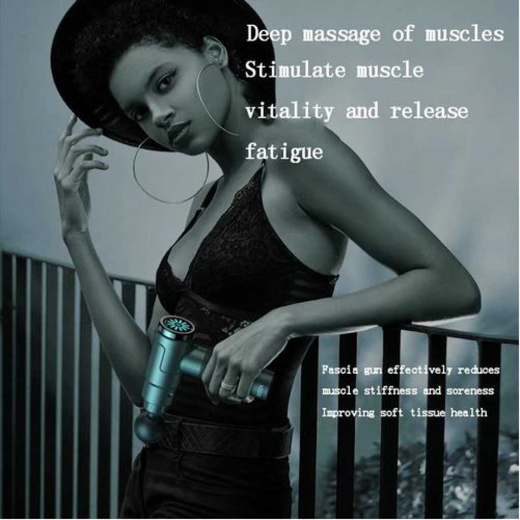 New Exquisite Luxury Electric Deep Massage Fitness Entertainment Muscle Relaxation Professional Fascia Gun