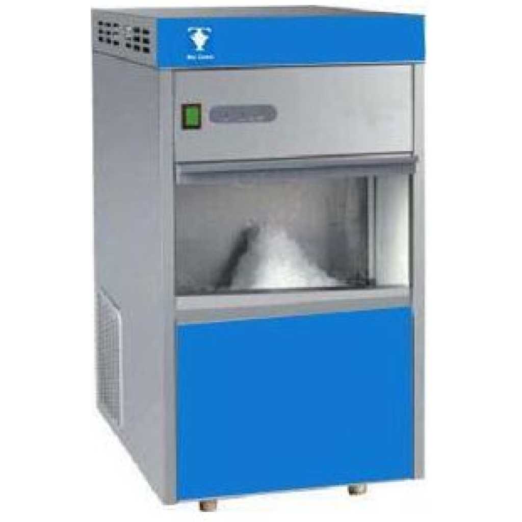 Commercial Snow Flake Ice Machine Flake Ice Maker Storage, Food Grade Stainless Steel Automatic Freestanding Counter Top Flake Ice Maker Machine with Water Filter, Scoop