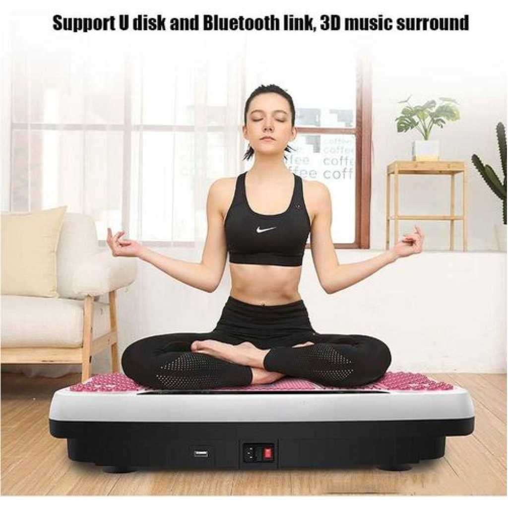 Vibration Platform Exercise Machine,Vibration Plates Fitness Massage Machine,Whole Body Vibration Shaking Machine,Vibration Trainer for Weight Loss& Body Workout,Max Weight