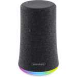 Soundcore by Anker Upgraded Flare Mini Bluetooth Speaker, Outdoor Bluetooth Speaker, IPX7 Waterproof for Outdoor Parties, LED Light Show with 360° Sound and BassUp™ Technology, App