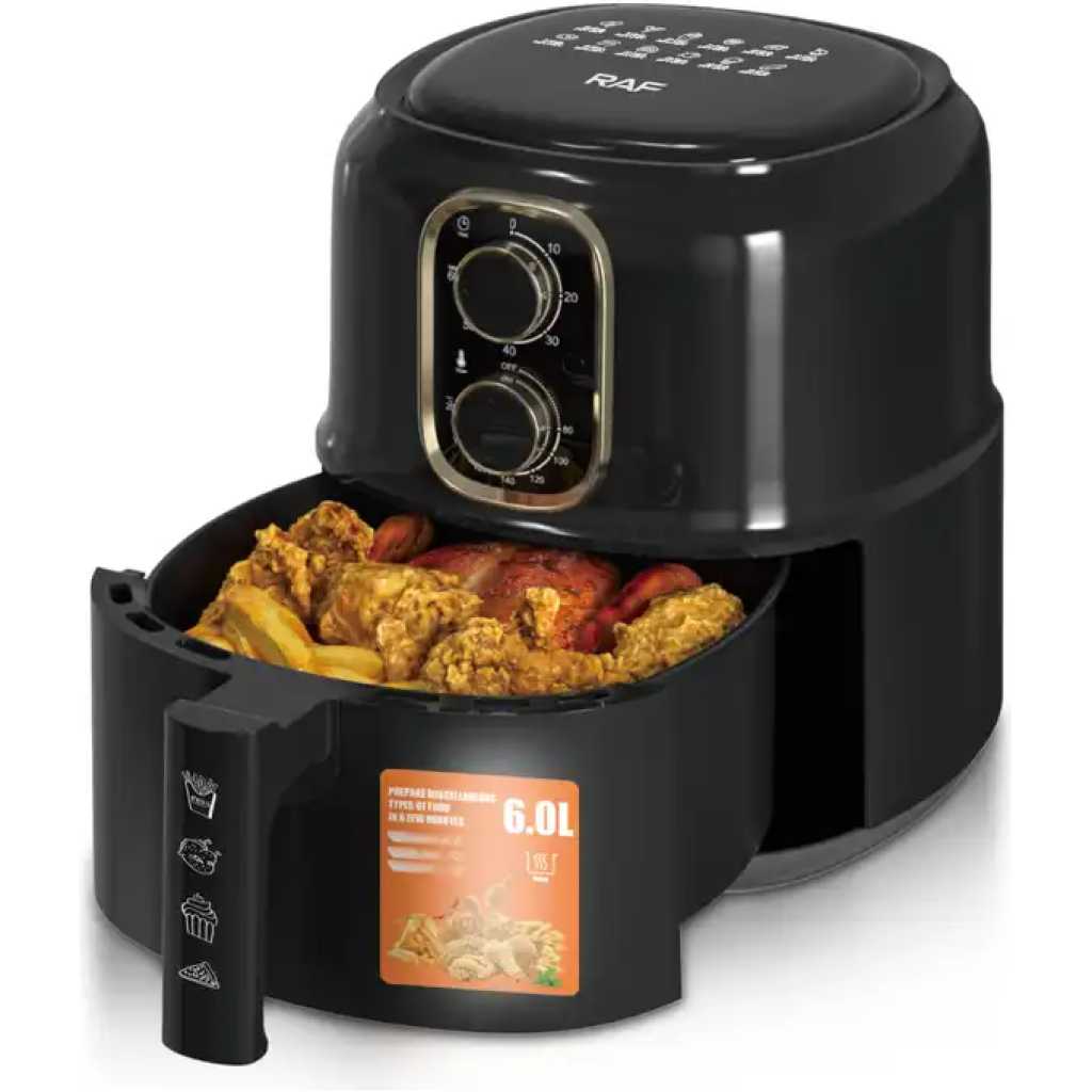 DSP KB2048 1350W Oil Free Air Fryer Large Capacity Adjustable