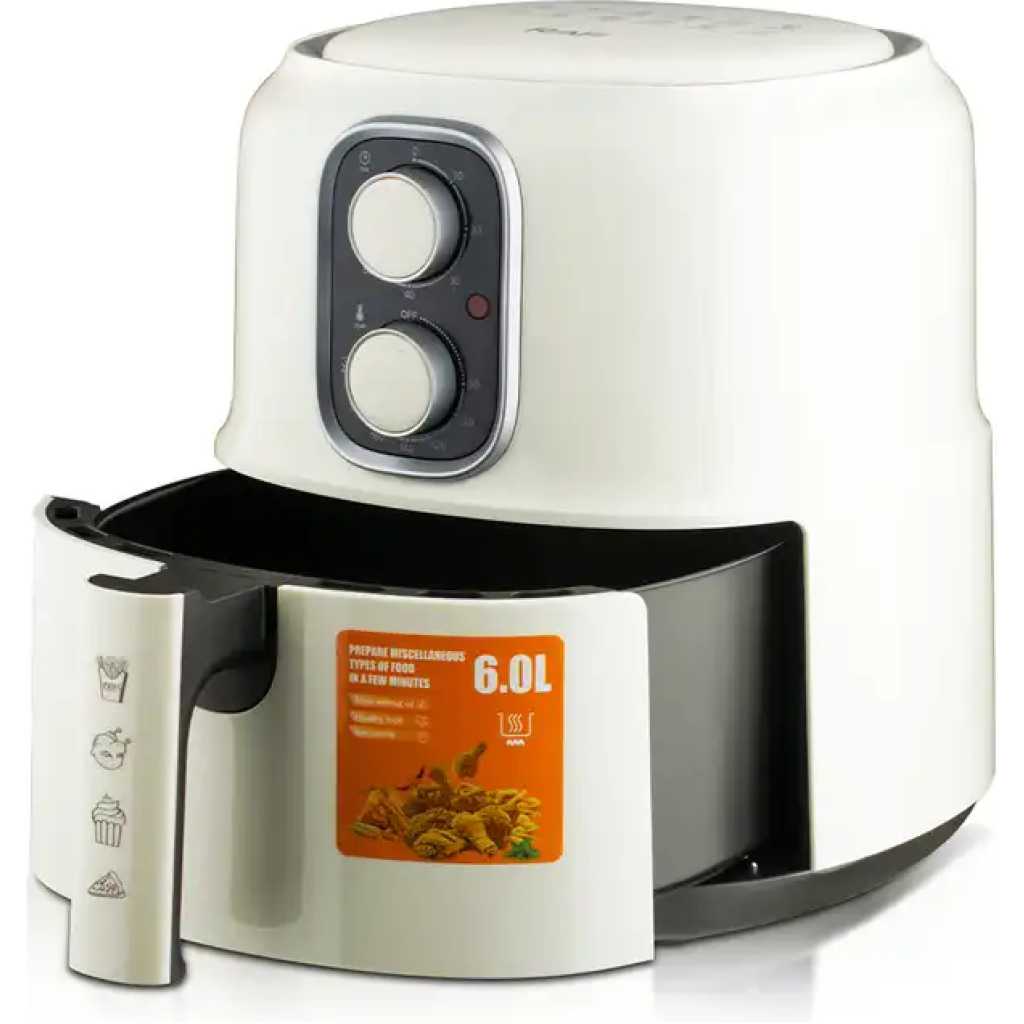 RAF 6L Air Fryer, Steam Hot Air Cooker Fryer Oil Free Smart Air Fryer R5361