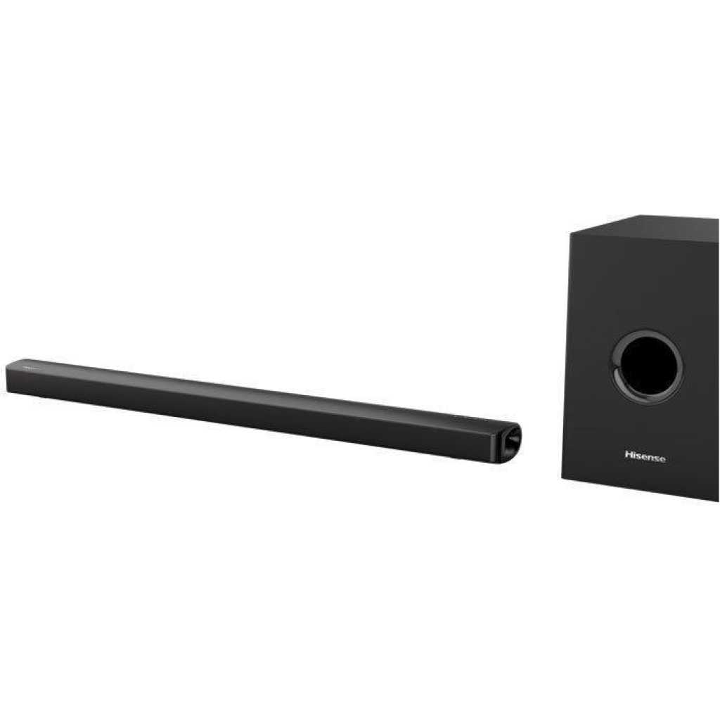 Hisense 2.1 Channel Sound Bar 320W HS219 With Wireless Subwoofer, HDMI, UDB, AUX, Optical, Bluetooth, Dolby Digital, Bass