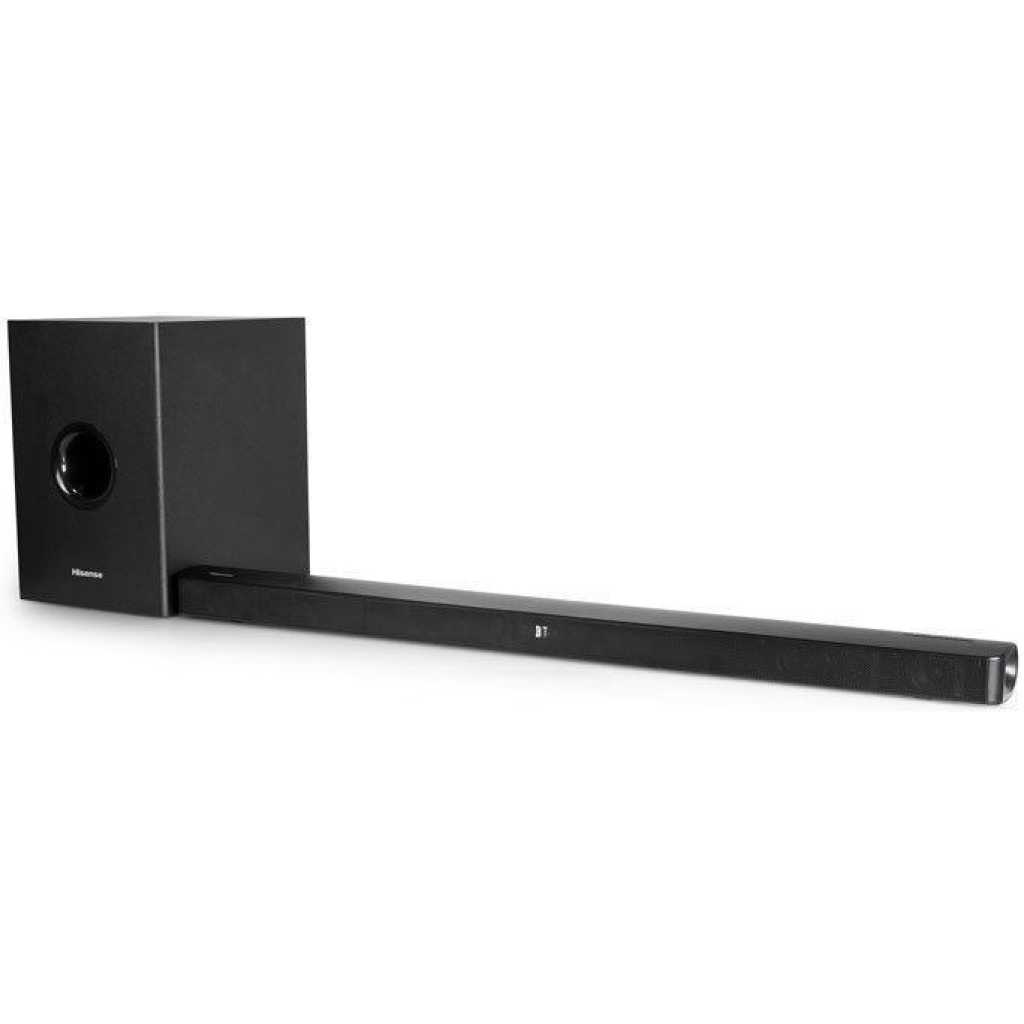 Hisense 2.1 Channel Sound Bar 320W HS219 With Wireless Subwoofer, HDMI, UDB, AUX, Optical, Bluetooth, Dolby Digital, Bass