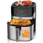 RAF 8L Oven Smart Fryer Oil Free Electric Digital Air Fryers With Weight Scale R5375 - Black
