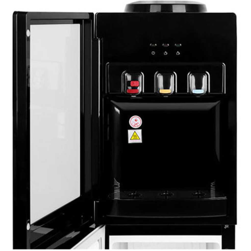 Midea YL1836S-B Top Loading Water Dispenser with Refrigerator ( Hot, Cold & Normal)