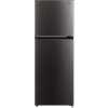 Midea 237L Fridge, Double Door Top Mount Freezer Defrost Refrigerator - Black