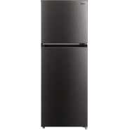 Midea 237L Fridge, Double Door Top Mount Freezer Defrost Refrigerator - Black
