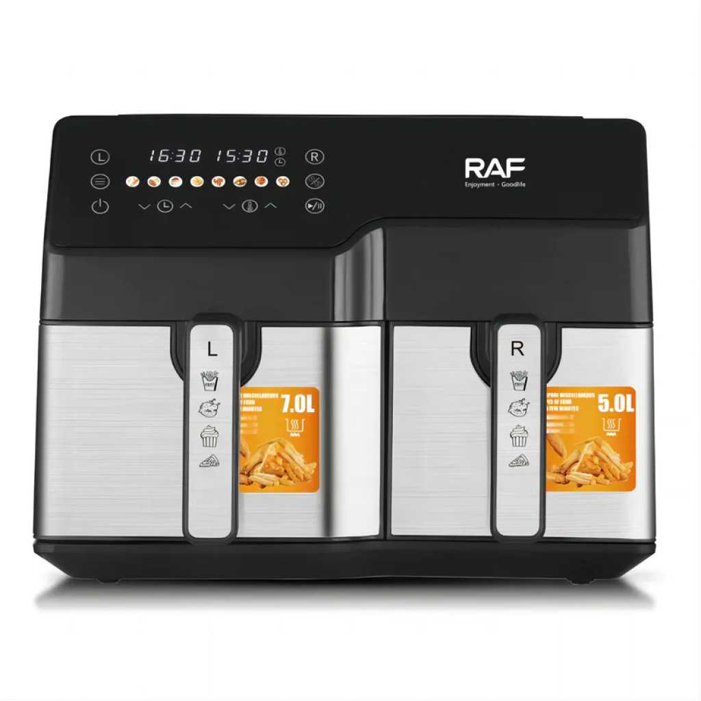 RAF 12L Dual Baskets Digital Air Fryer | R.5342