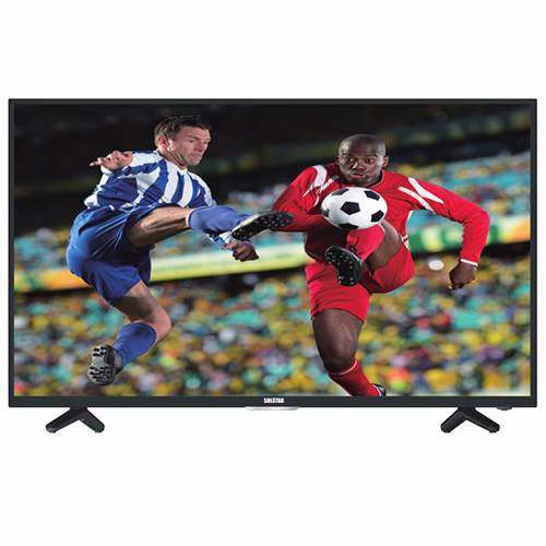 SOLSTAR 55 Inch – 4K UHD Smart Smart Android LED TV, HDR, Satellite, Youtube, Netflix, 8GB ROM, HDMI, USB, Inbuilt Free To Air Decoder – Black