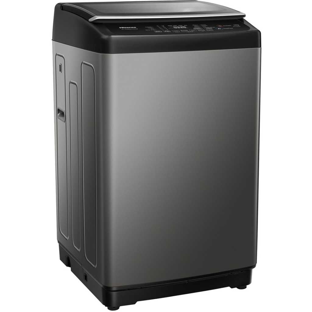 Hisense 14Kg Top Loader Washing Machine with LED Display WTJA1402T (Wash & Dry) - Titanium Grey