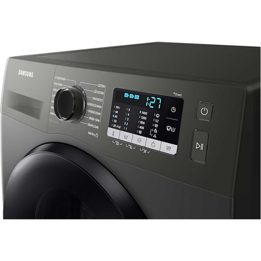 Samsung 8/5kg Front Load Washer / Dryer Combo, With Eco Bubble Technology, WD80TA046BX