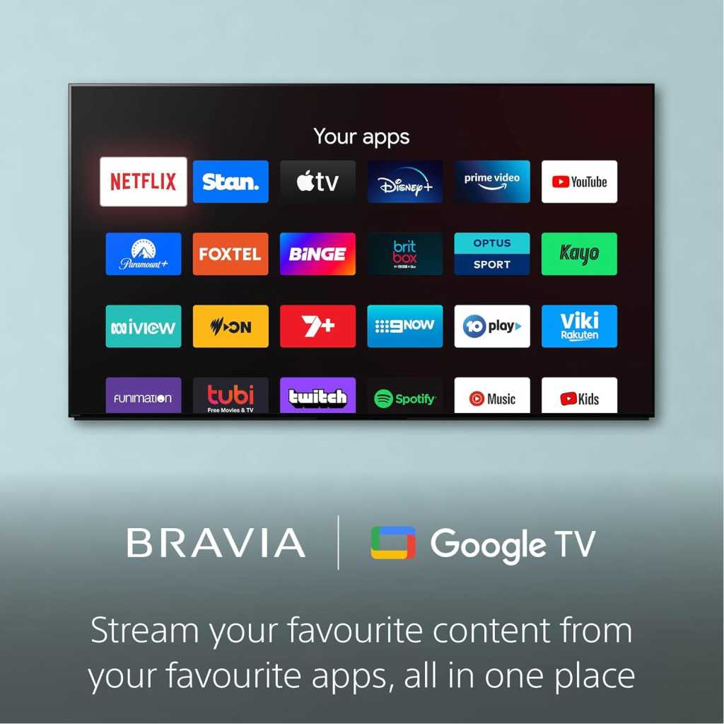 Sony BRAVIA 55 Inch TV 4K UHD LED Smart Google TV - KD-55X80L (2023 Model)