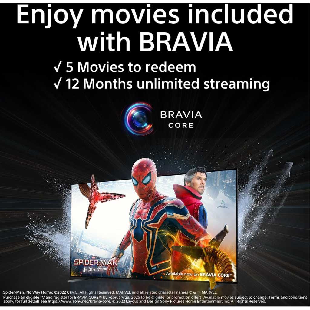 Sony BRAVIA 55 - Inch | KD-55X85L | Full Array LED | 4K HDR UHD | Google TV | ECO PACK | BRAVIA CORE | Seamless Edge Design | 2023 Model