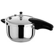 Hcx 7Litres Stainless Steel Pressure Cooker With Steamer Pot-Silver
